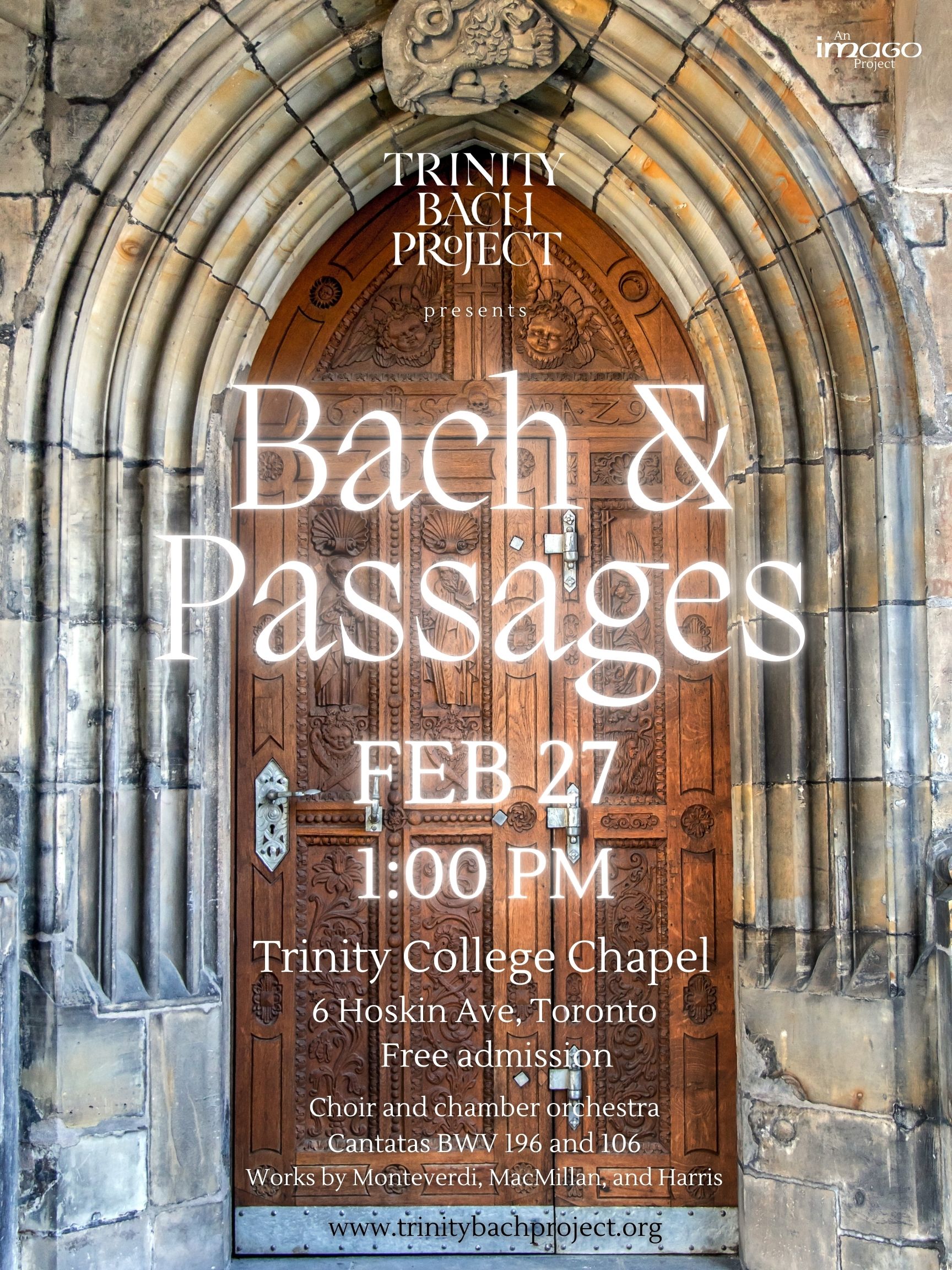 Bach and Passages poster